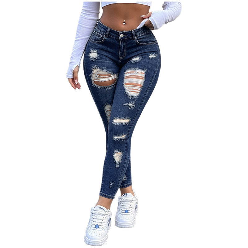 Distressed Skinny Jeans