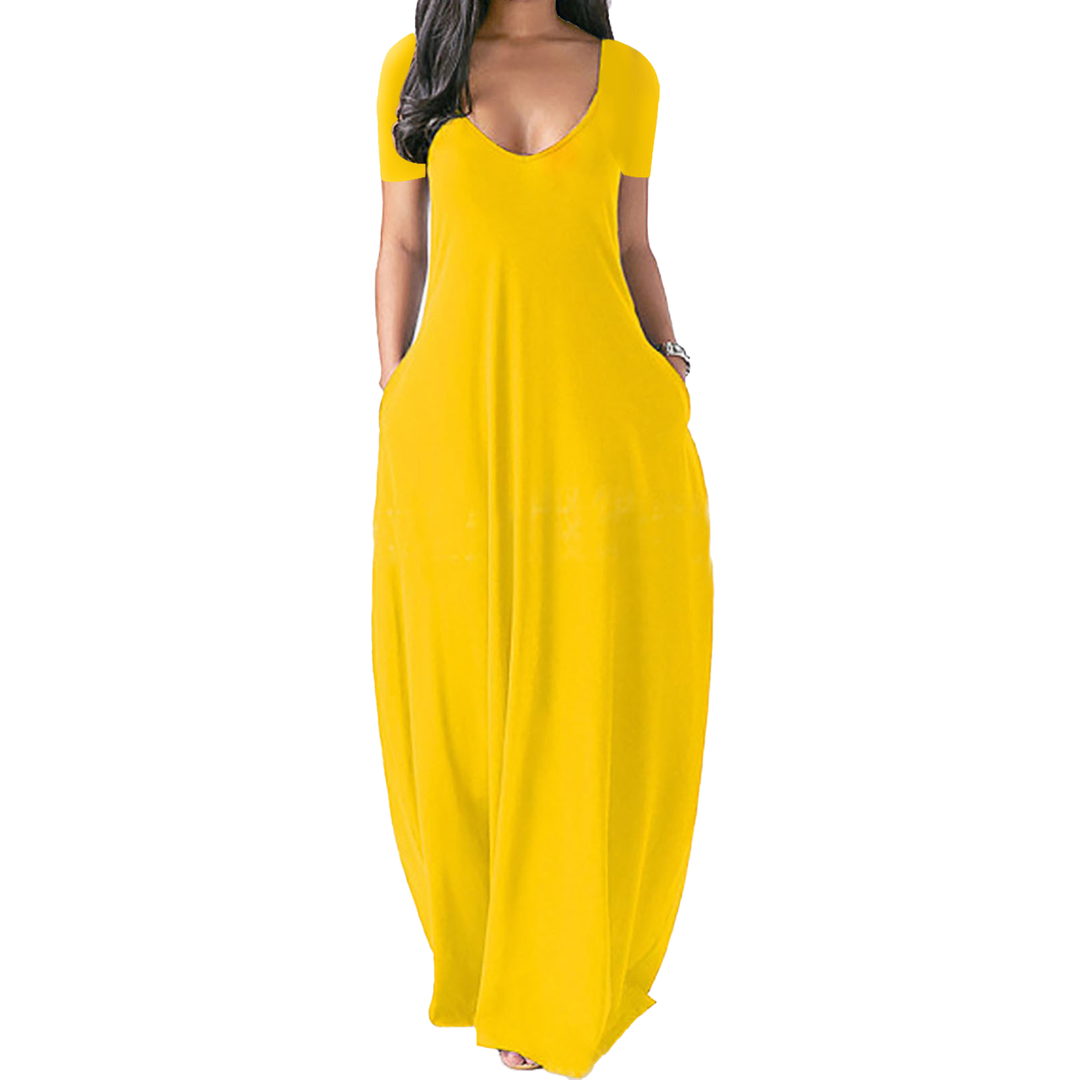 Relaxed Pocket Maxi Dress