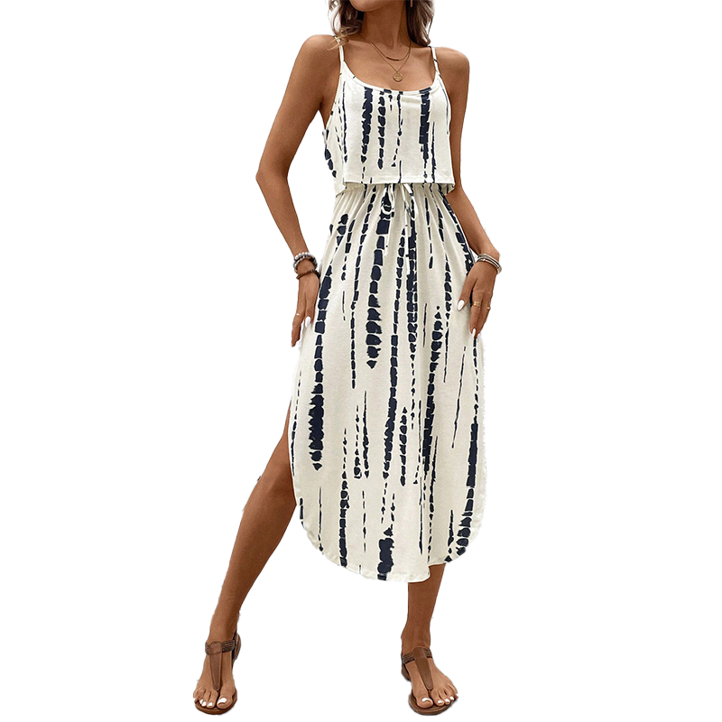 Boho Tie Dye Midi Dress