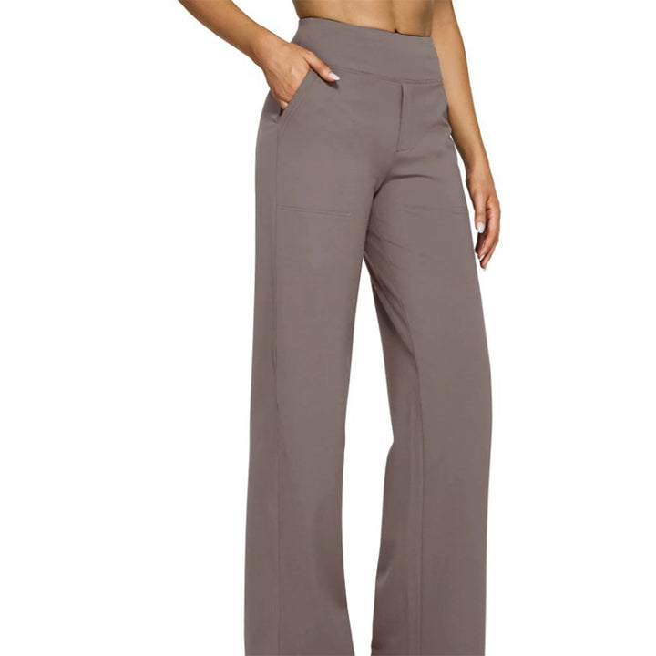 High Waist Wide Leg Dress Pants