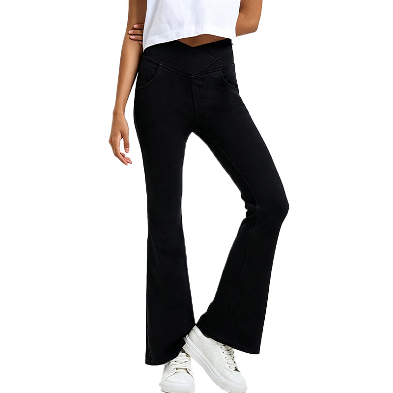 High Rise Flare Denim Jeans