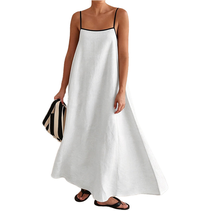 Minimalist Spaghetti Strap Maxi Dress