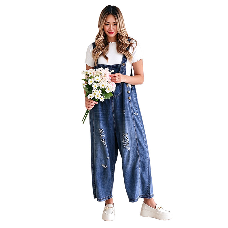 Relaxed Fit Denim Dungarees