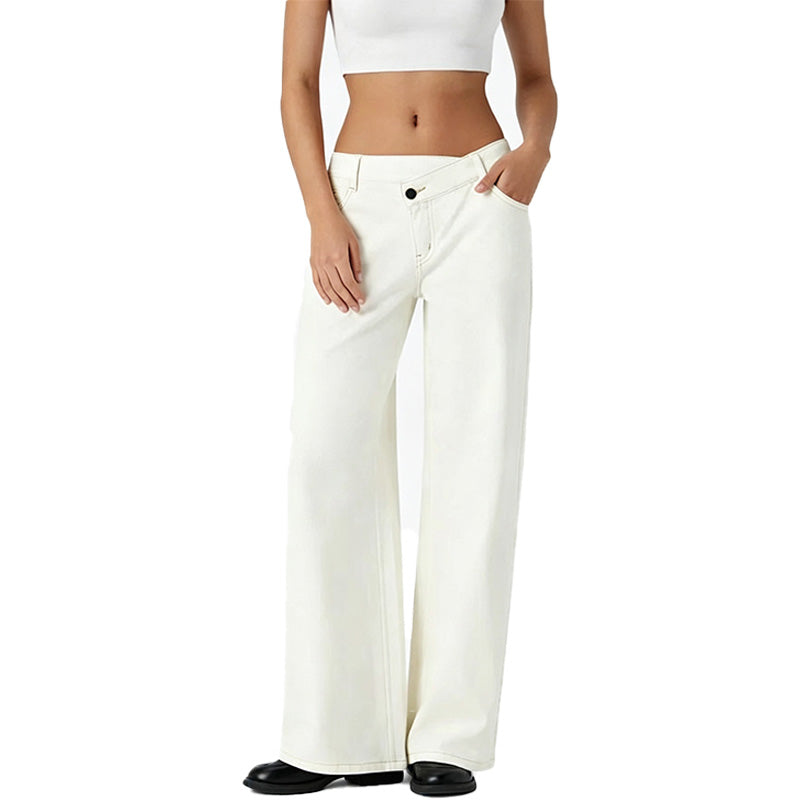 Everyday Straight Wide Leg Jeans