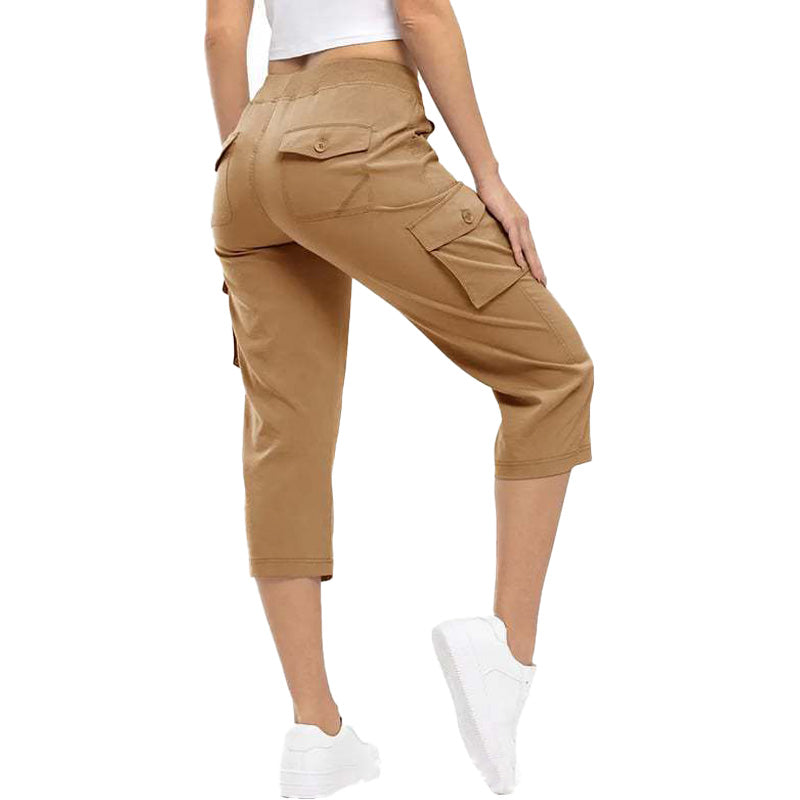Casual Cargo Capri Pants