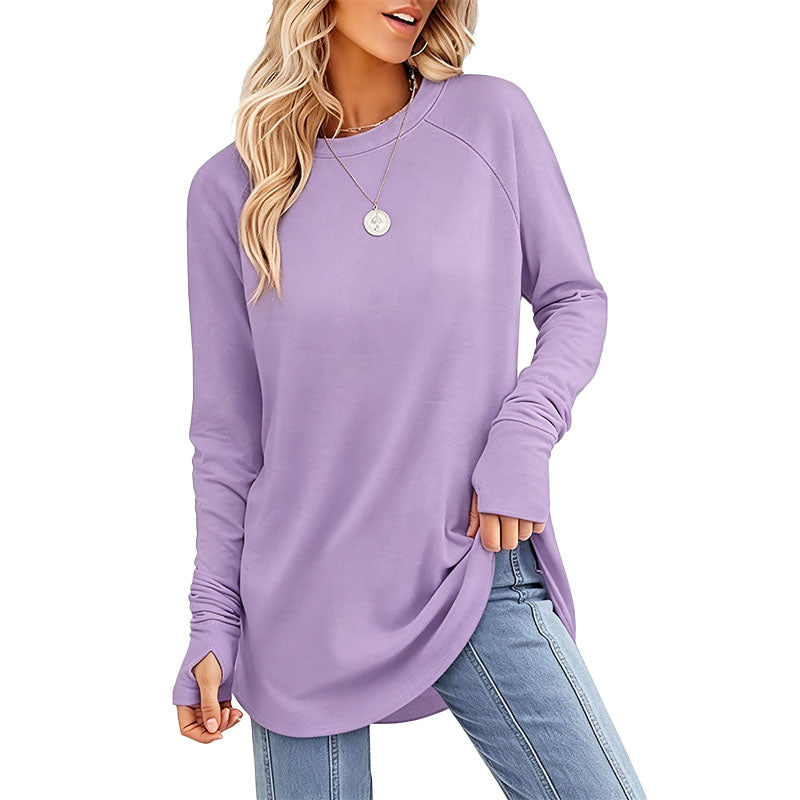 Longline Raglan Sleeve Tunic