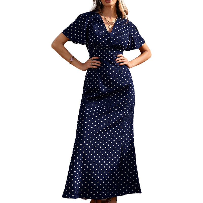 Polka Dot Maxi Dress