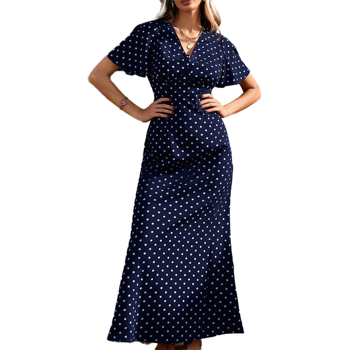 Polka Dot Maxi Dress