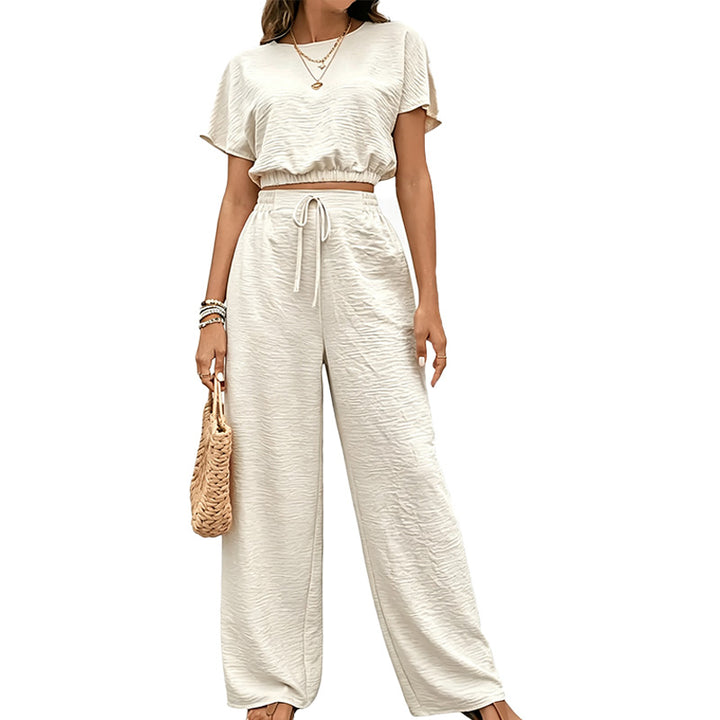 Relaxed Wide Leg Lounge Set