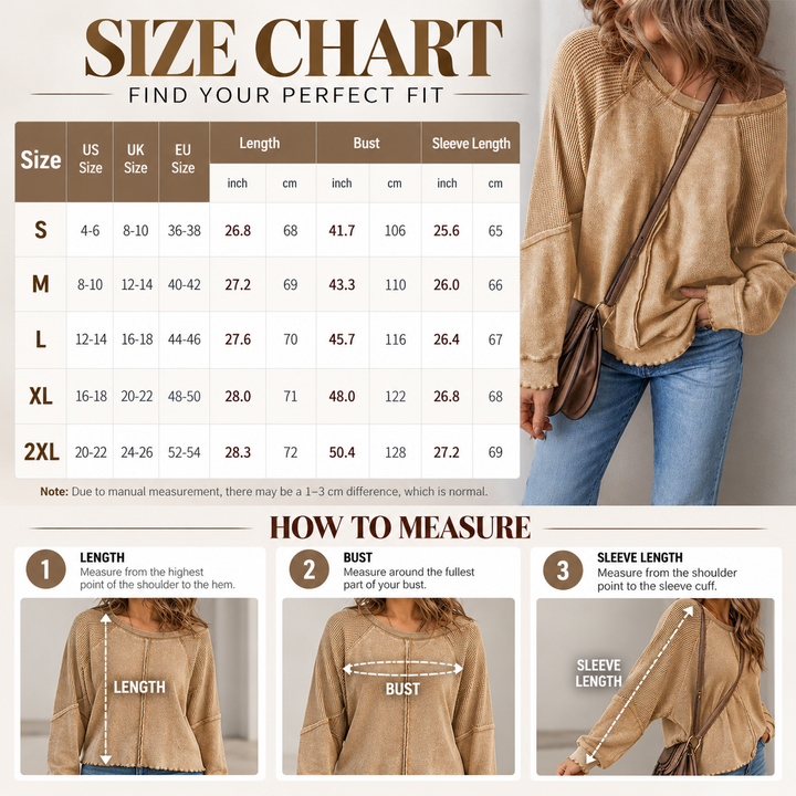Relaxed Reverse-Seam Pullover