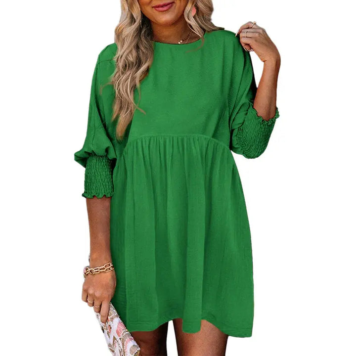 Relaxed Smock Mini Dress