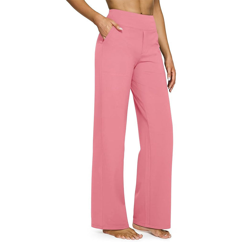 High Waist Wide Leg Dress Pants