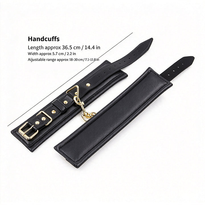 Adjustable Buckle Cuff Set