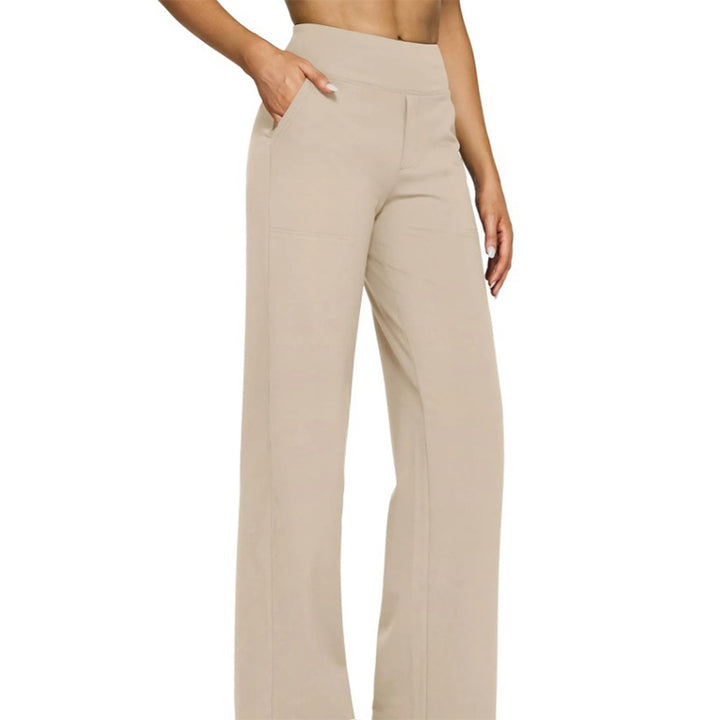 High Waist Wide Leg Dress Pants