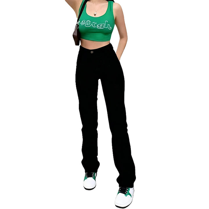High Rise Straight Leg Jeans