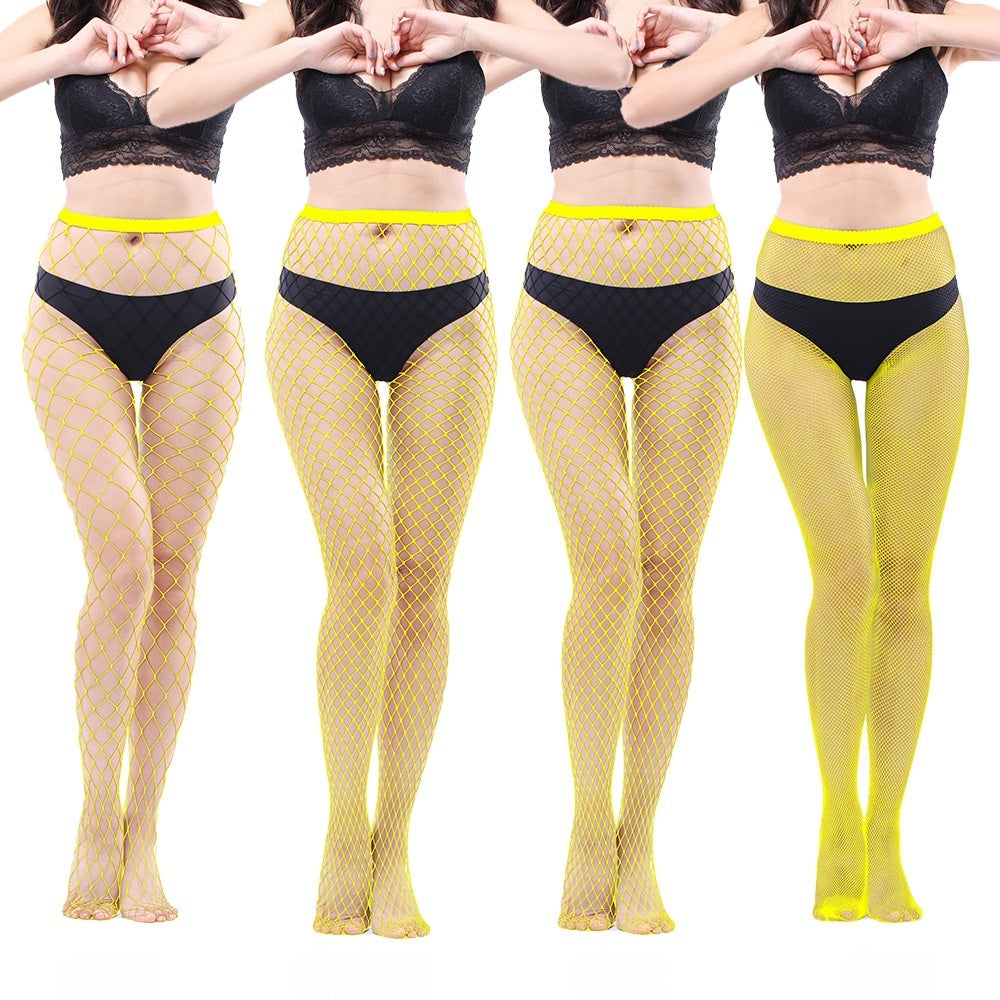 Fashion Fishnet Tights – Ripped Stretch Mesh Pantyhose