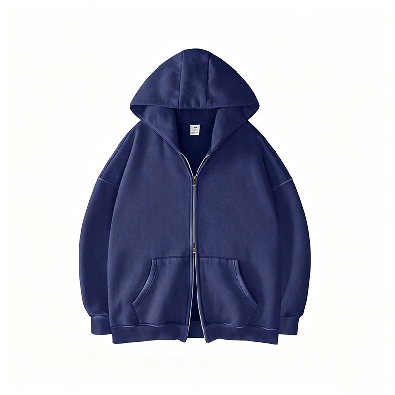 Double Zip Oversized Hoodie