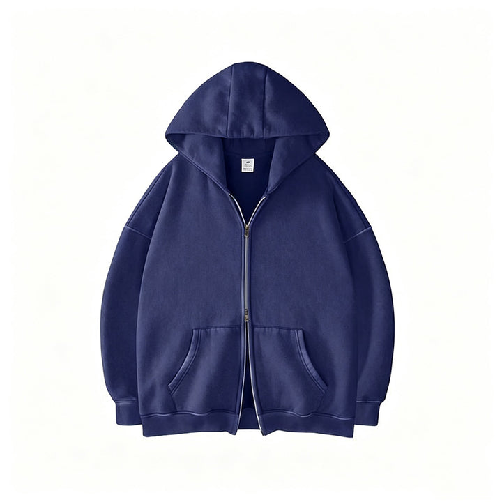 Double Zip Oversized Hoodie