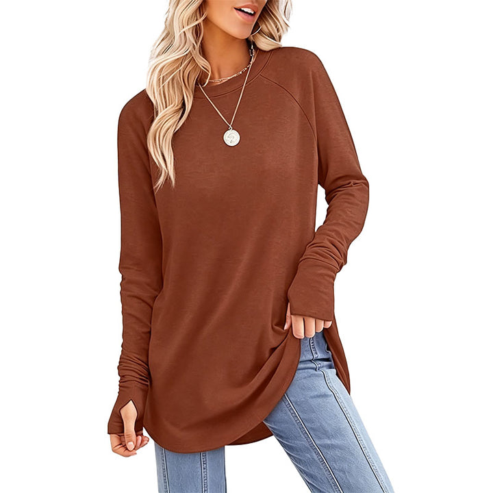 Longline Raglan Sleeve Tunic