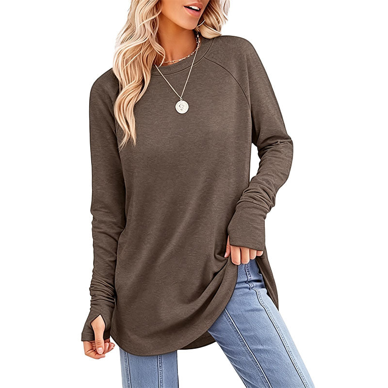 Longline Raglan Sleeve Tunic
