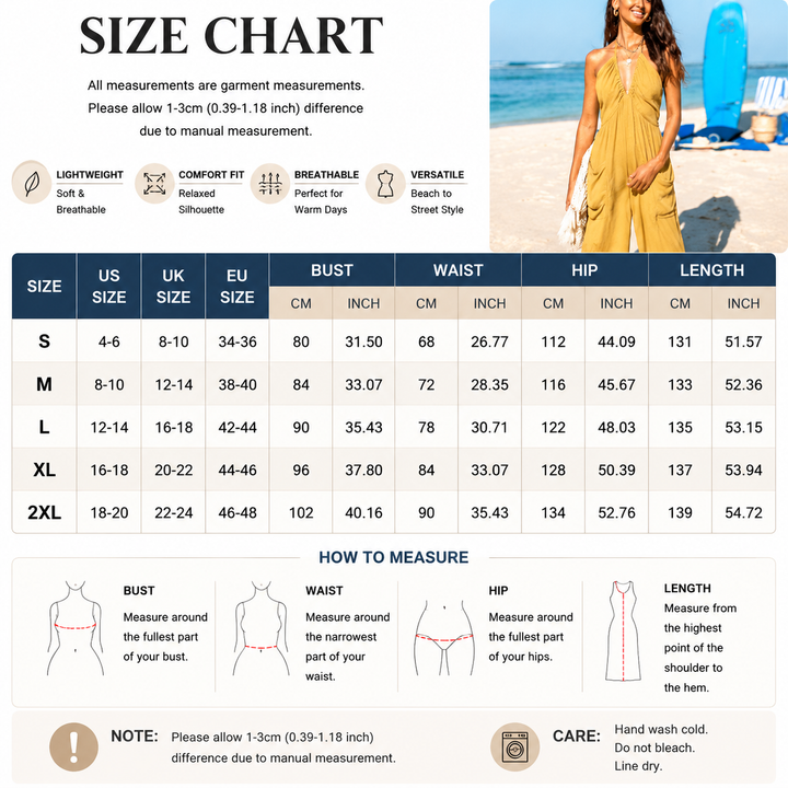 Ruched Halter Beach Jumpsuit