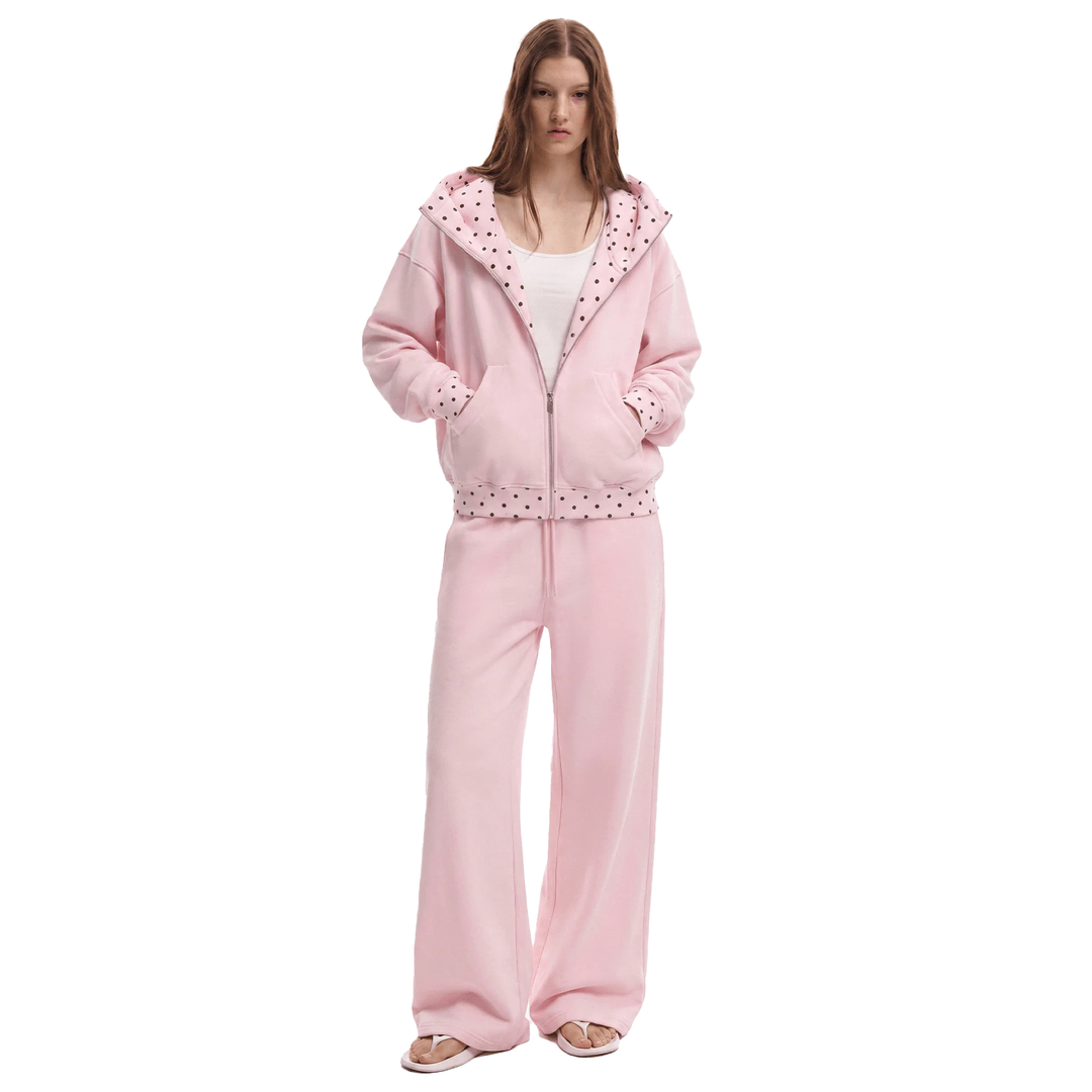 Women's Polka Dot Hoodie Set