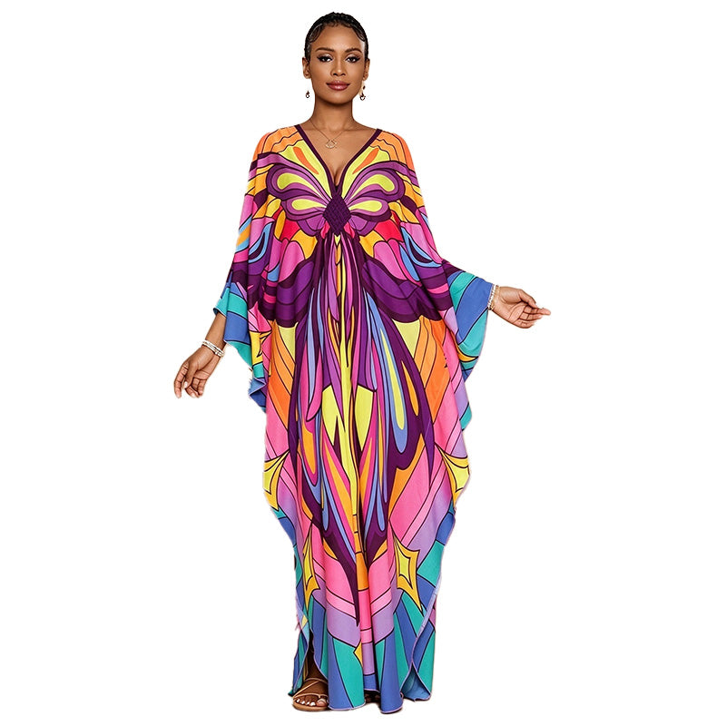 Boho Paisley Maxi Dress