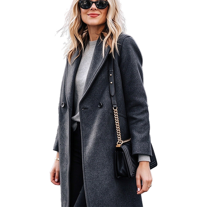 Elegant Longline Winter Coat