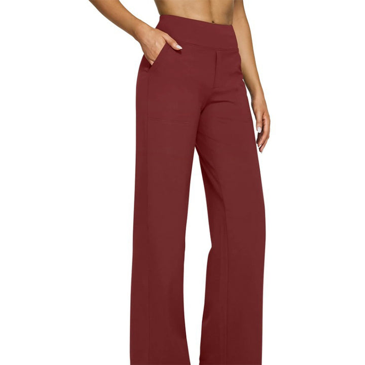High Waist Wide Leg Dress Pants