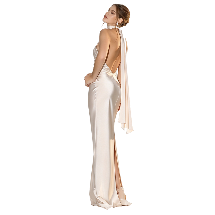 Elegant Satin Bodycon Dress