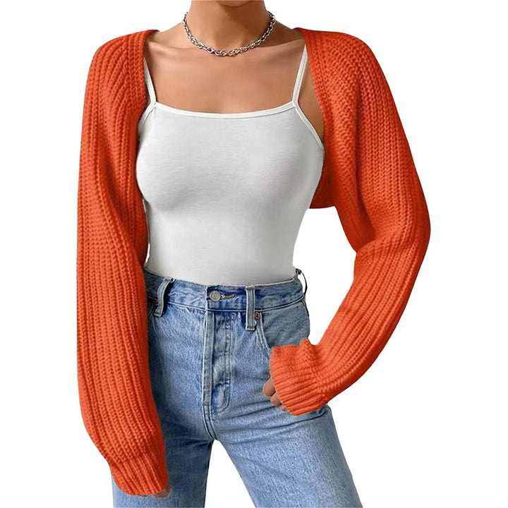 Cropped Chunky Knit Cardigan