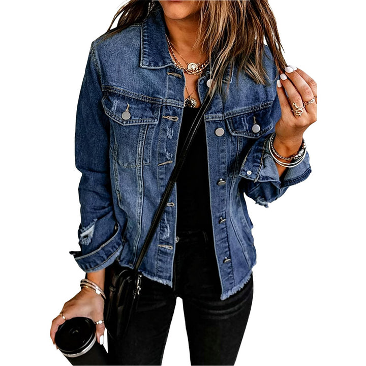 Distressed Denim Jacket
