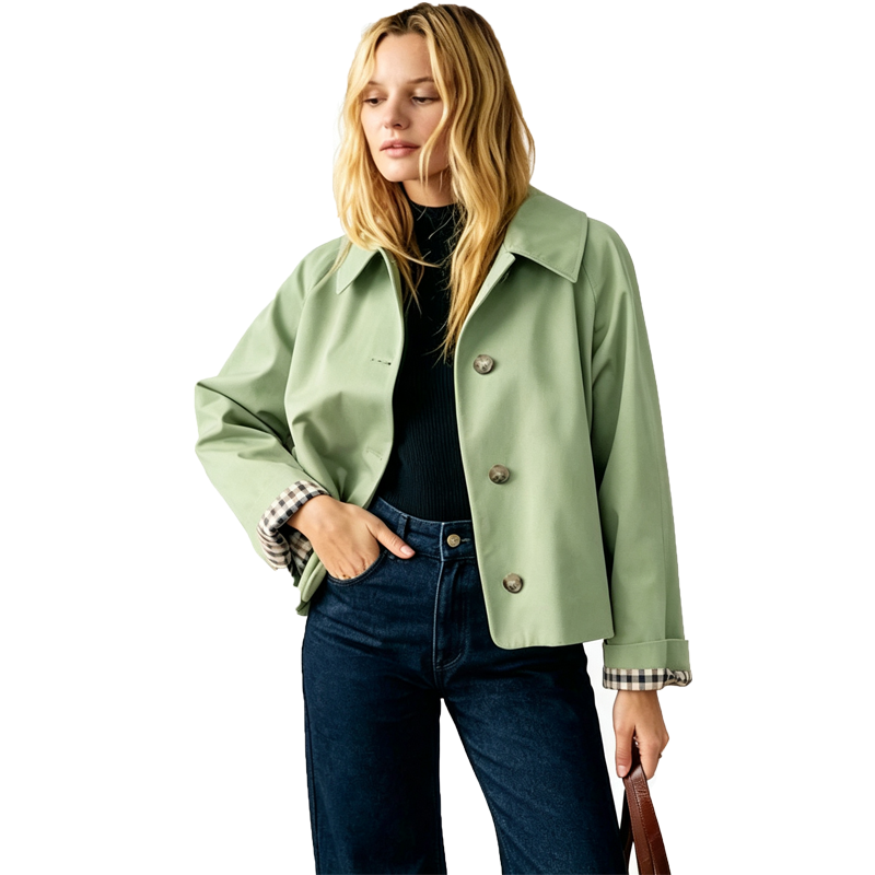 Classic Collared Short Jacket