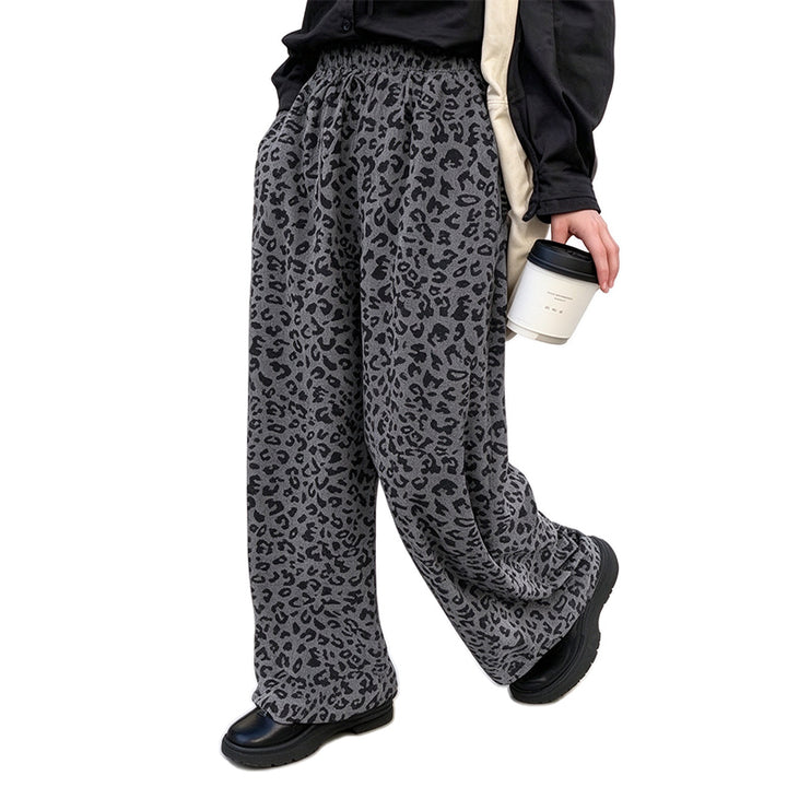 Leopard Wide Leg Pants