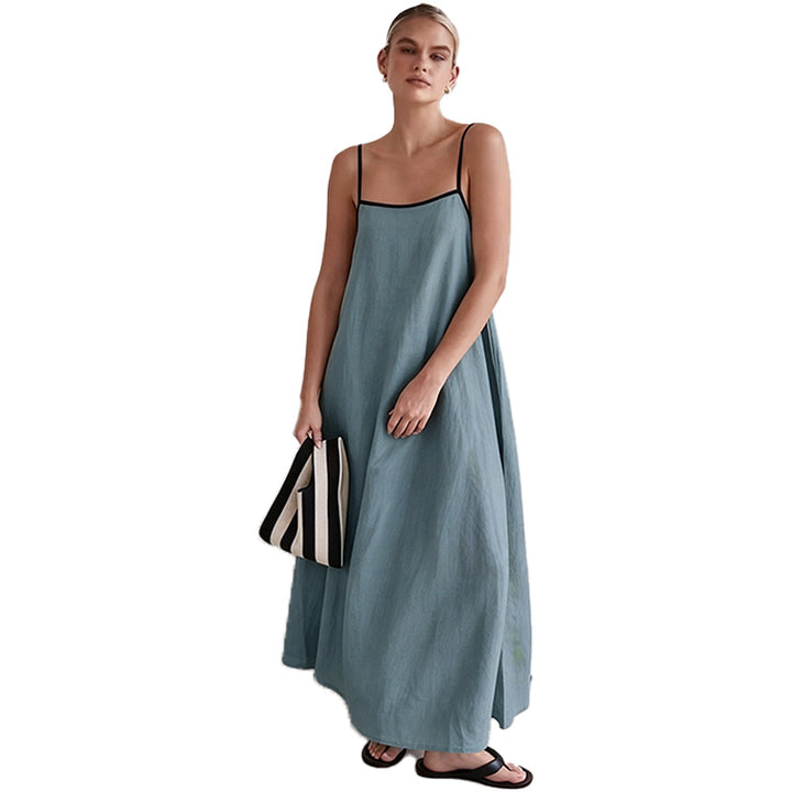 Minimalist Spaghetti Strap Maxi Dress