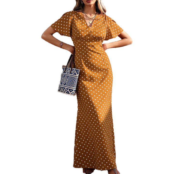 Polka Dot Maxi Dress