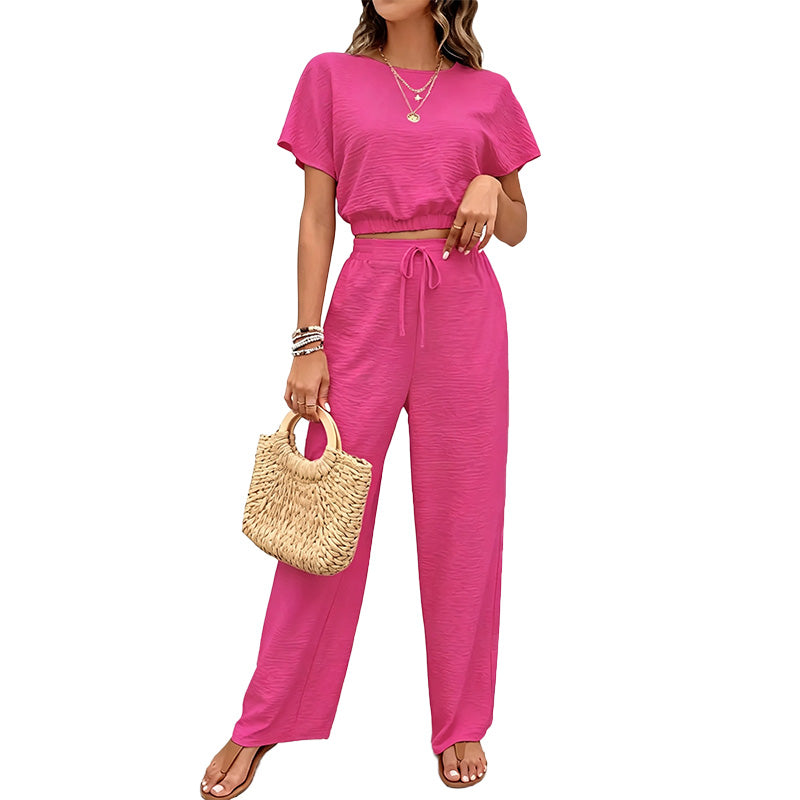 Relaxed Wide Leg Lounge Set