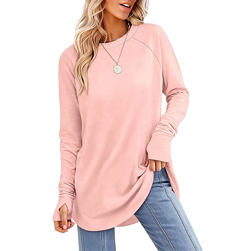 Longline Raglan Sleeve Tunic