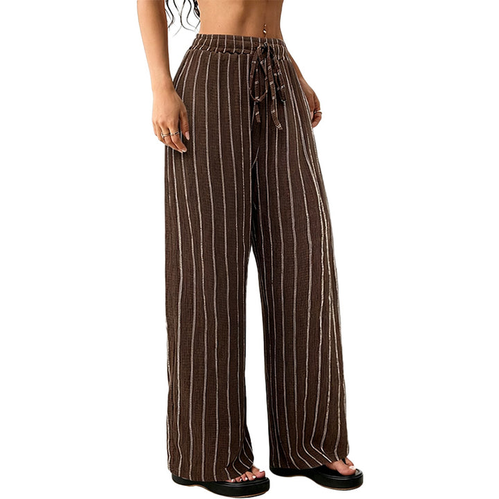 Striped Wide Leg Lounge Pants