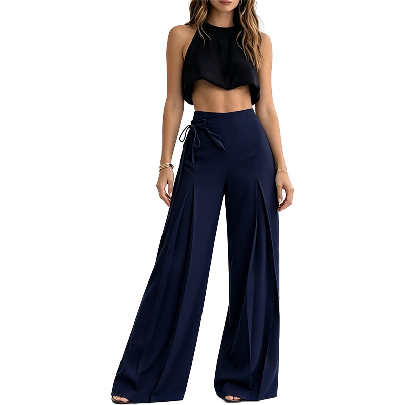 High Waist Wide Leg Pants