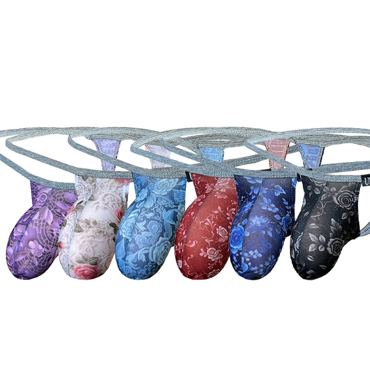 Floral Print Men’s Thong