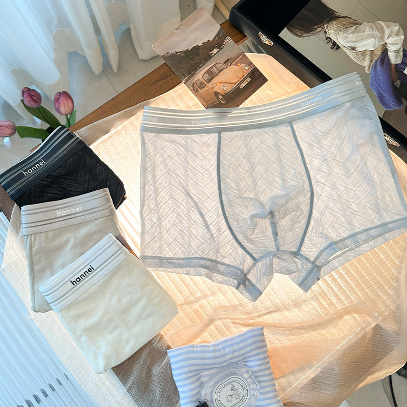Mesh Printed Boxer Briefs