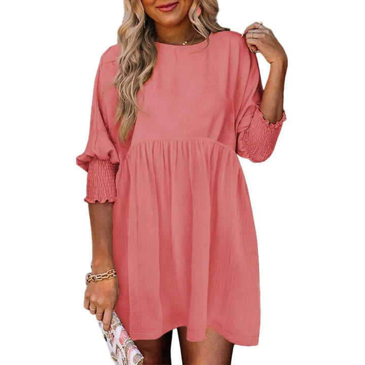 Relaxed Smock Mini Dress