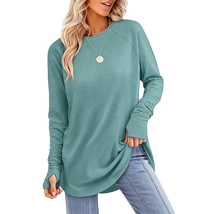 Longline Raglan Sleeve Tunic
