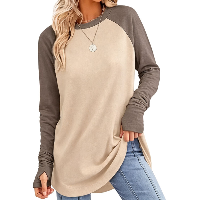 Longline Raglan Sleeve Tunic