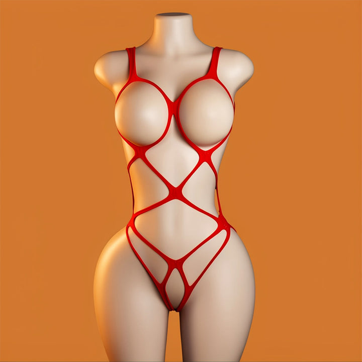 Strappy Cutout Lingerie Bodysuit