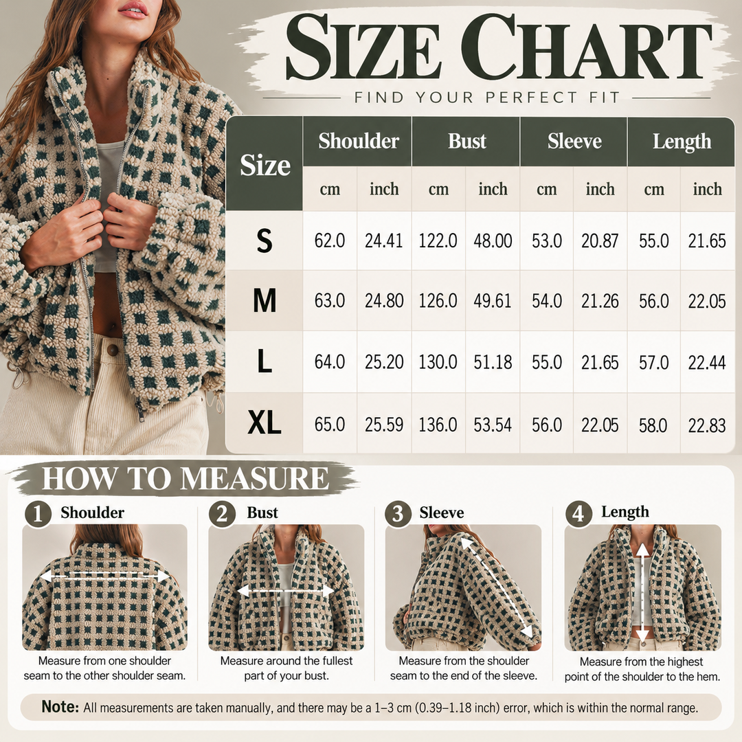 Oversized Sherpa Fleece Jacket