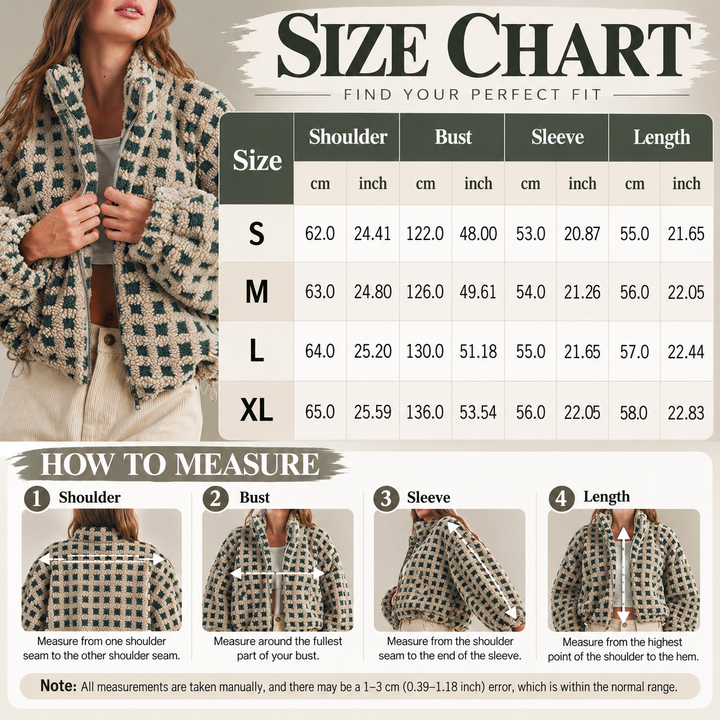 Oversized Sherpa Fleece Jacket