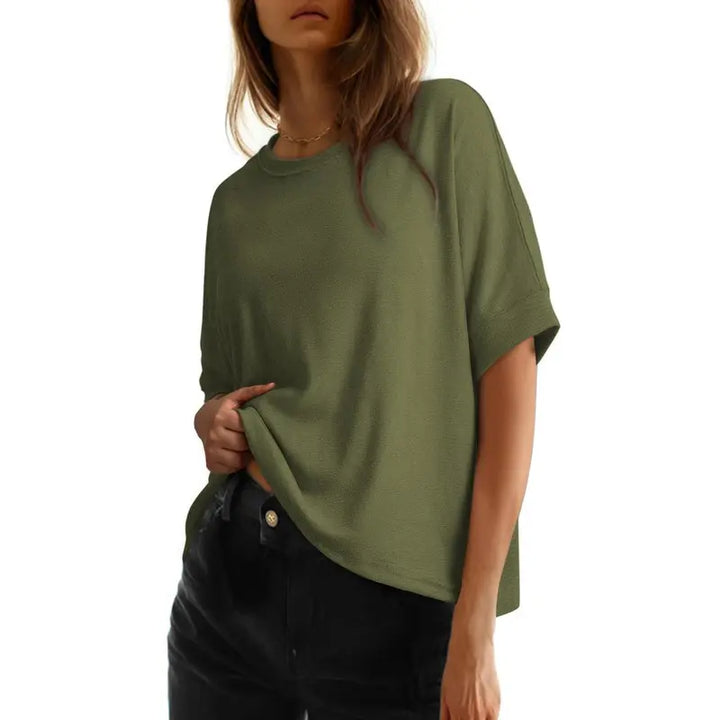 Oversized Casual Crop Top