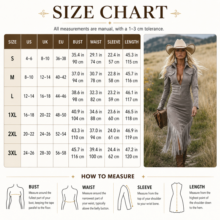 Western Fringe Midi Dress
